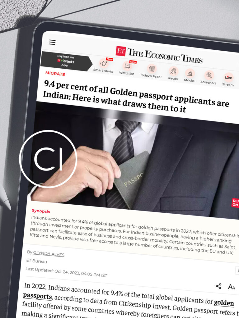 El 9,4 por ciento de todos los solicitantes de pasaportes dorados son indios: esto es lo que les atrae