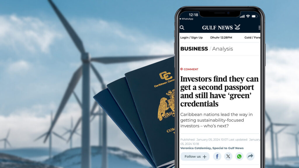 Investors find they can get a second passport and still have ‘green’ credentials